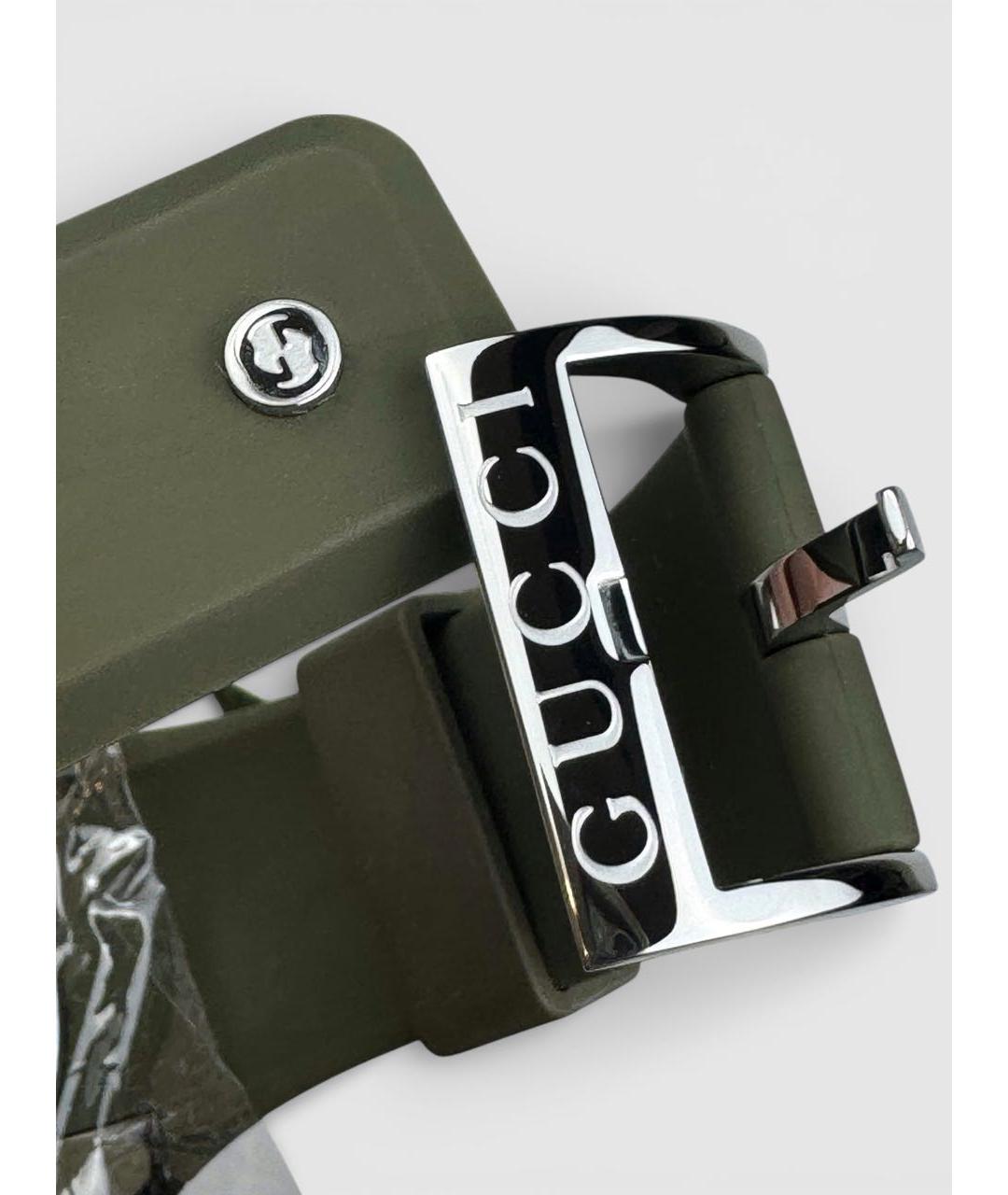 GUCCI Хаки часы, фото 5