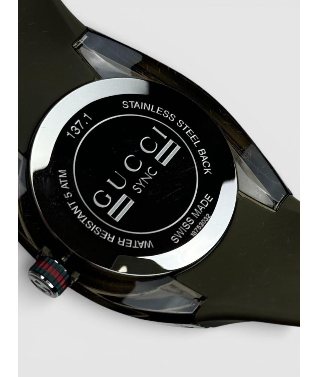 GUCCI Хаки часы, фото 3