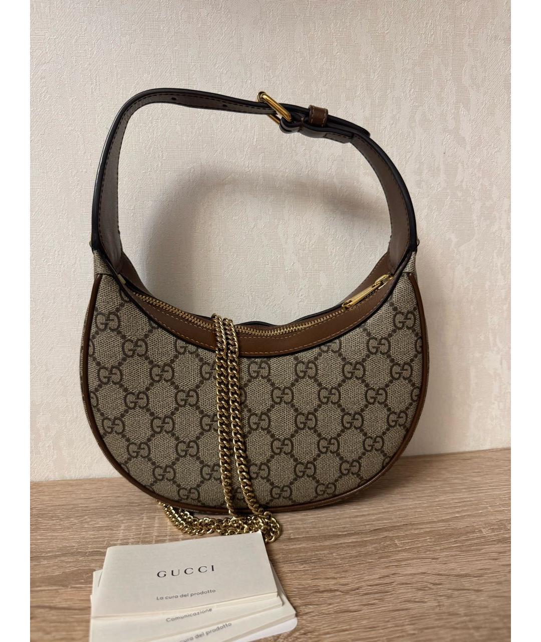 GUCCI Бежевая сумка через плечо, фото 2