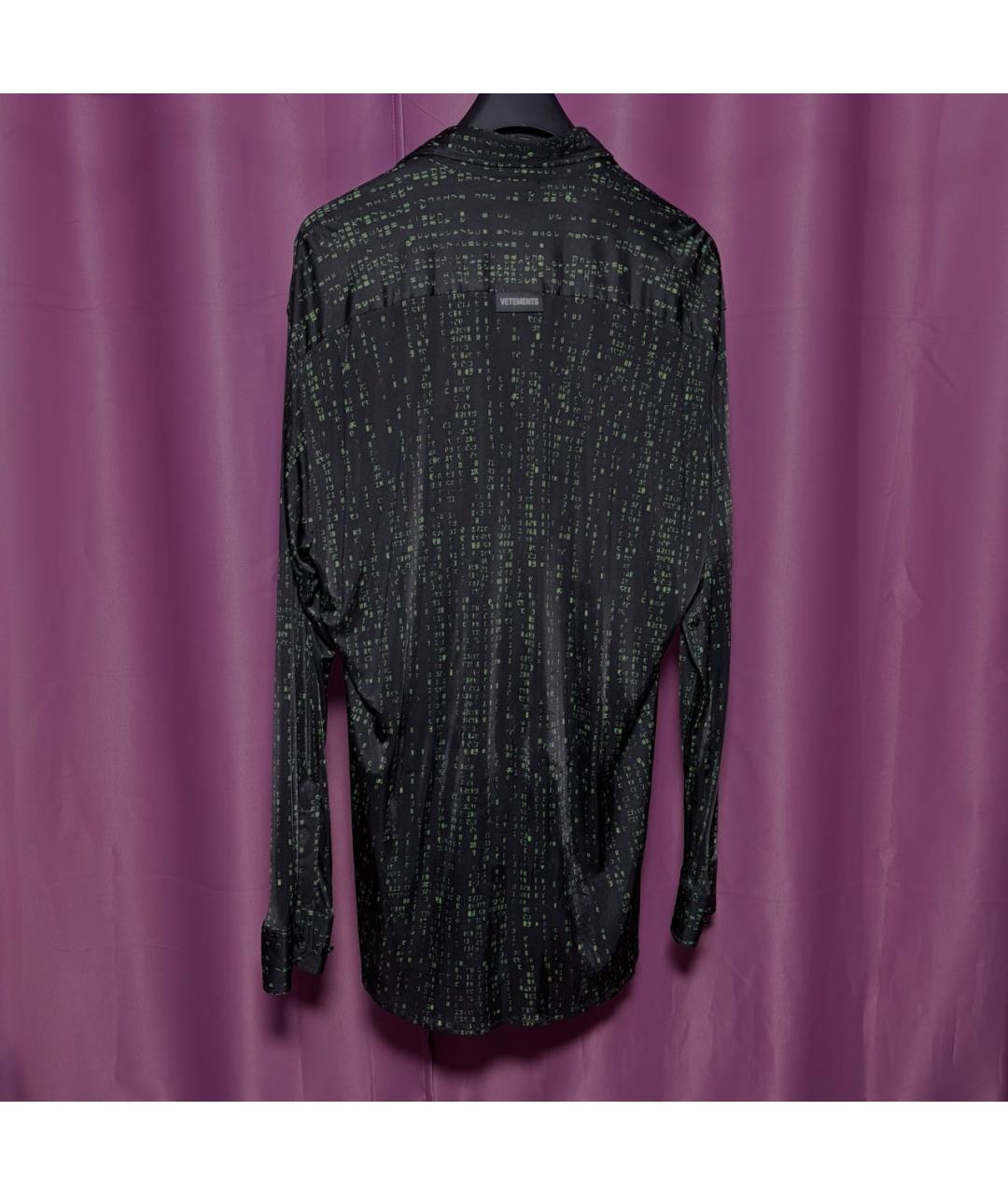 VETEMENTS Черная кэжуал рубашка, фото 2