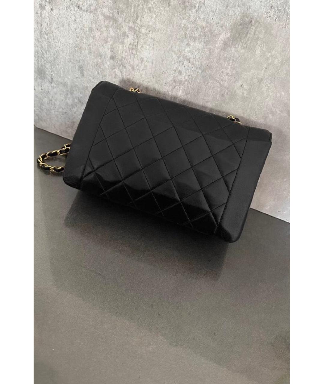 CHANEL Черная кожаная сумка через плечо, фото 2