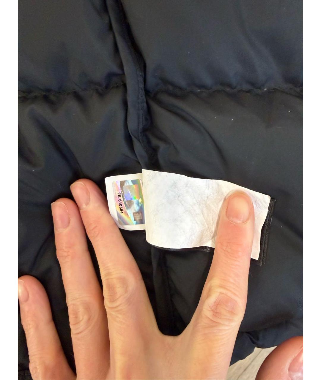 THE NORTH FACE Черный меховой пуховик, фото 6