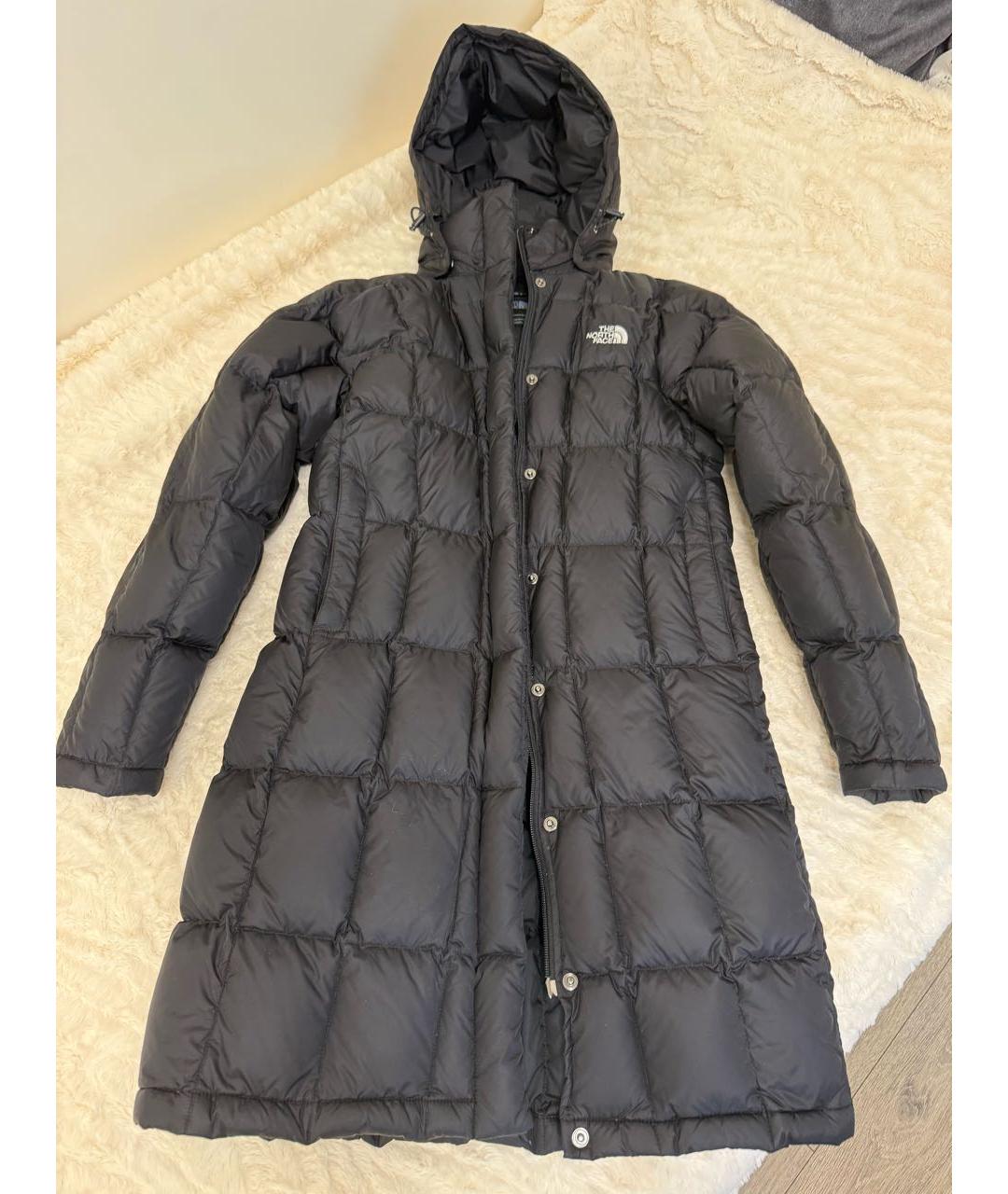 THE NORTH FACE Черный меховой пуховик, фото 9