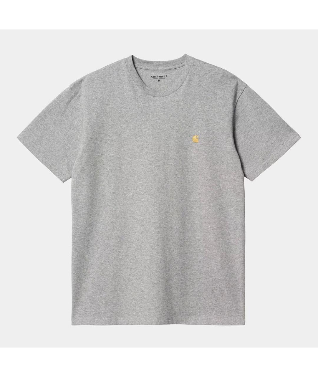 CARHARTT Серая хлопковая футболка, фото 9