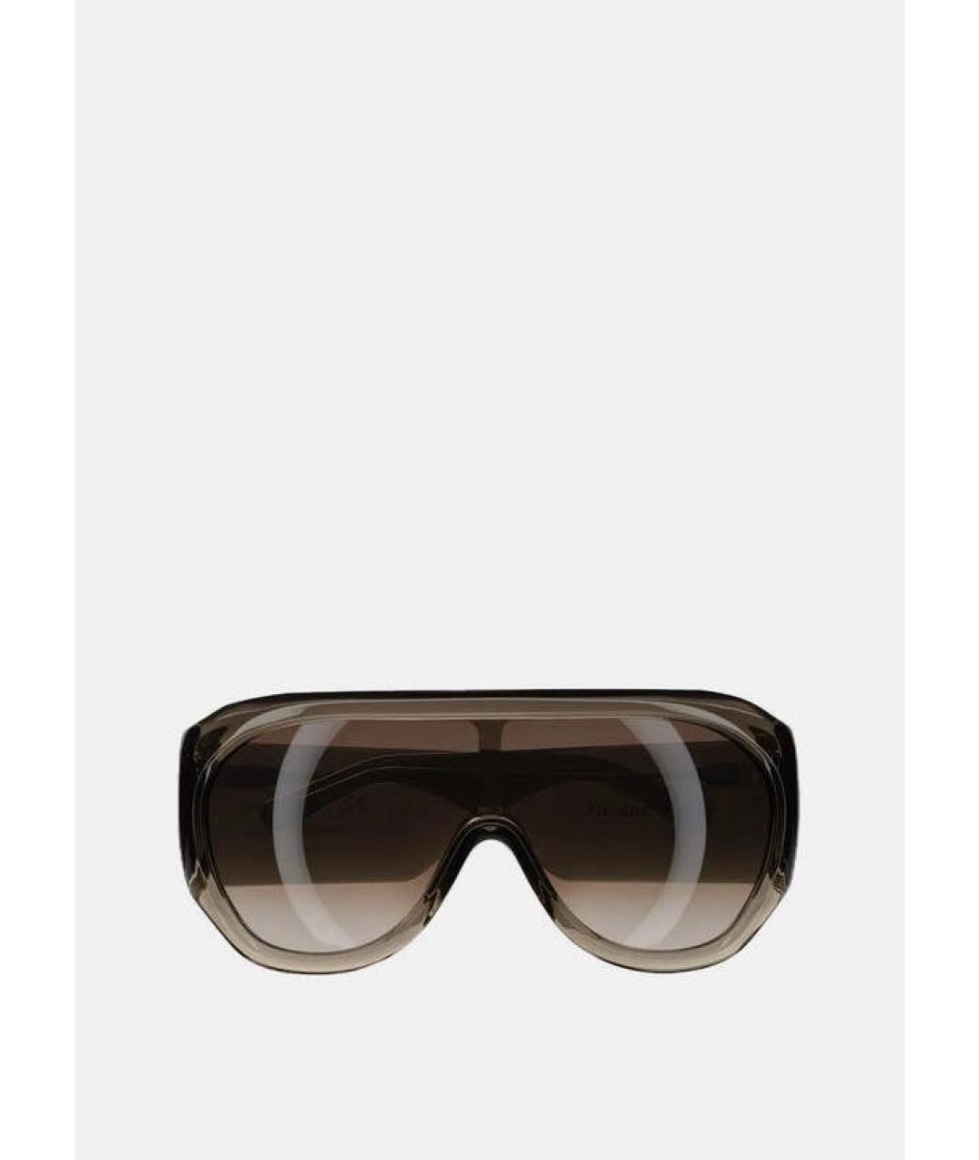 PHOEBE PHILO Черные пластиковые солнцезащитные очки, фото 4