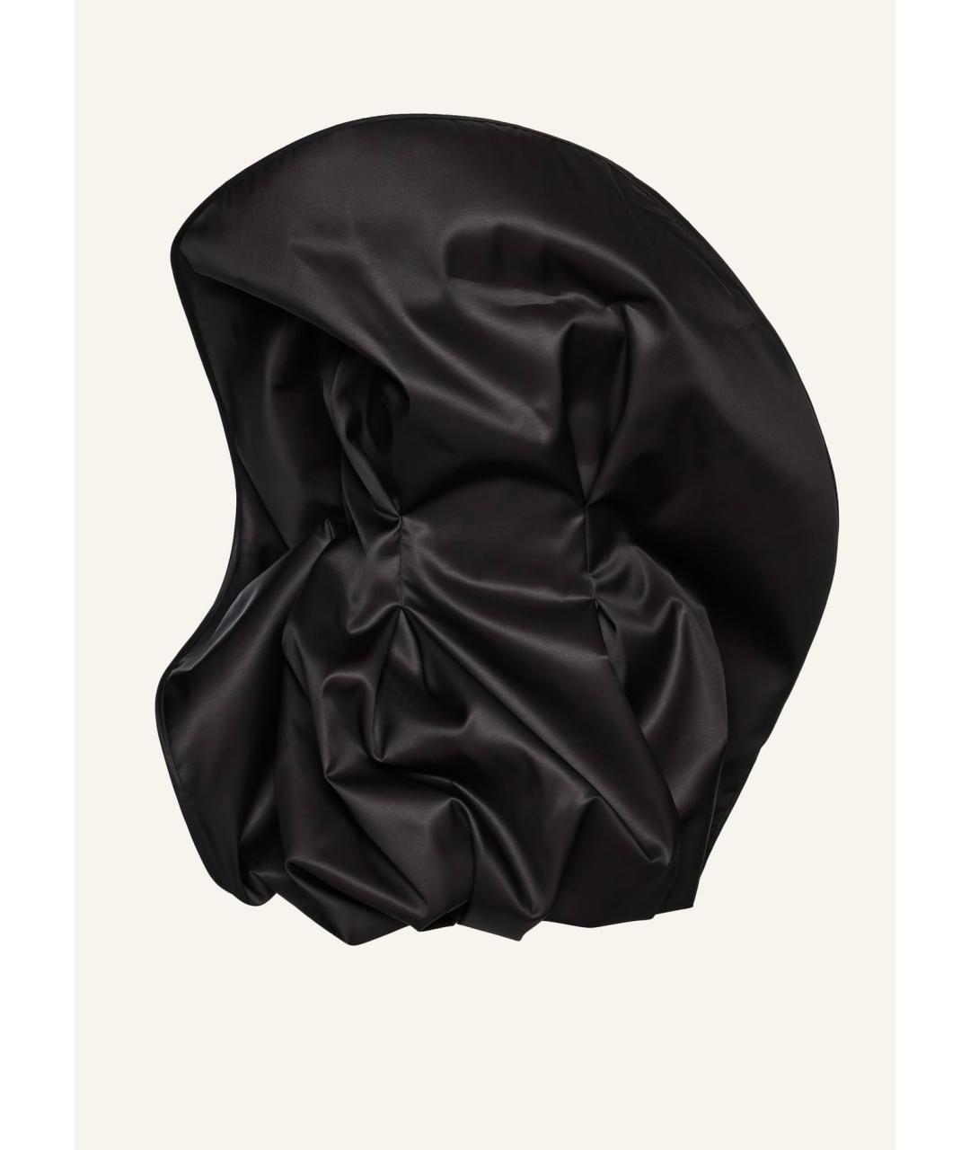 MAGDA BUTRYM Черное шерстяное вечернее платье, фото 10