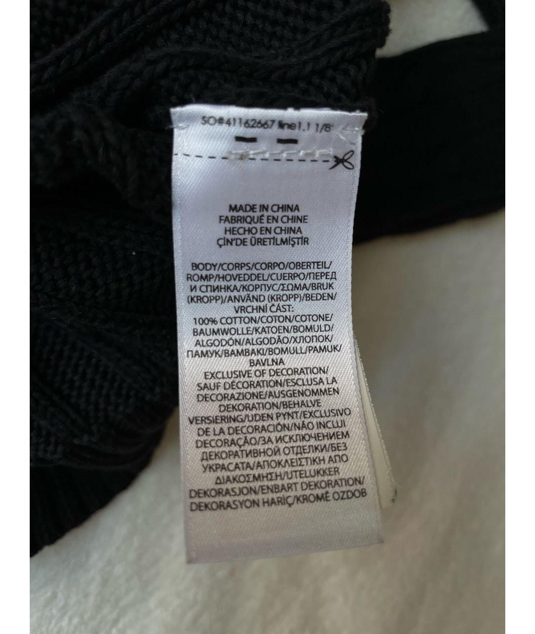 POLO RALPH LAUREN Черный хлопковый джемпер / свитер, фото 5