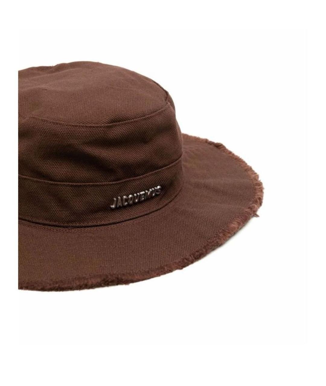JACQUEMUS Коричневая панама, фото 3