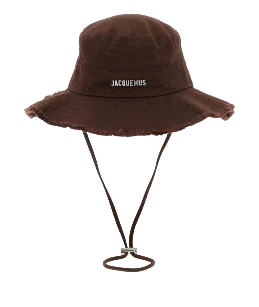 JACQUEMUS Коричневая панама, фото 1