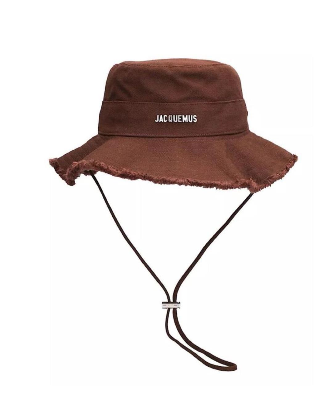 JACQUEMUS Коричневая панама, фото 2