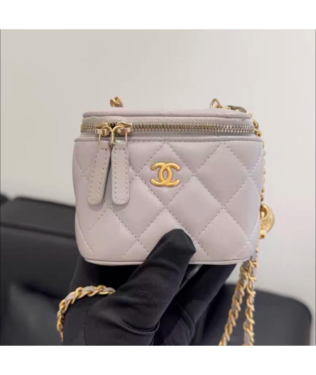 CHANEL Кожаная сумка через плечо, фото 4