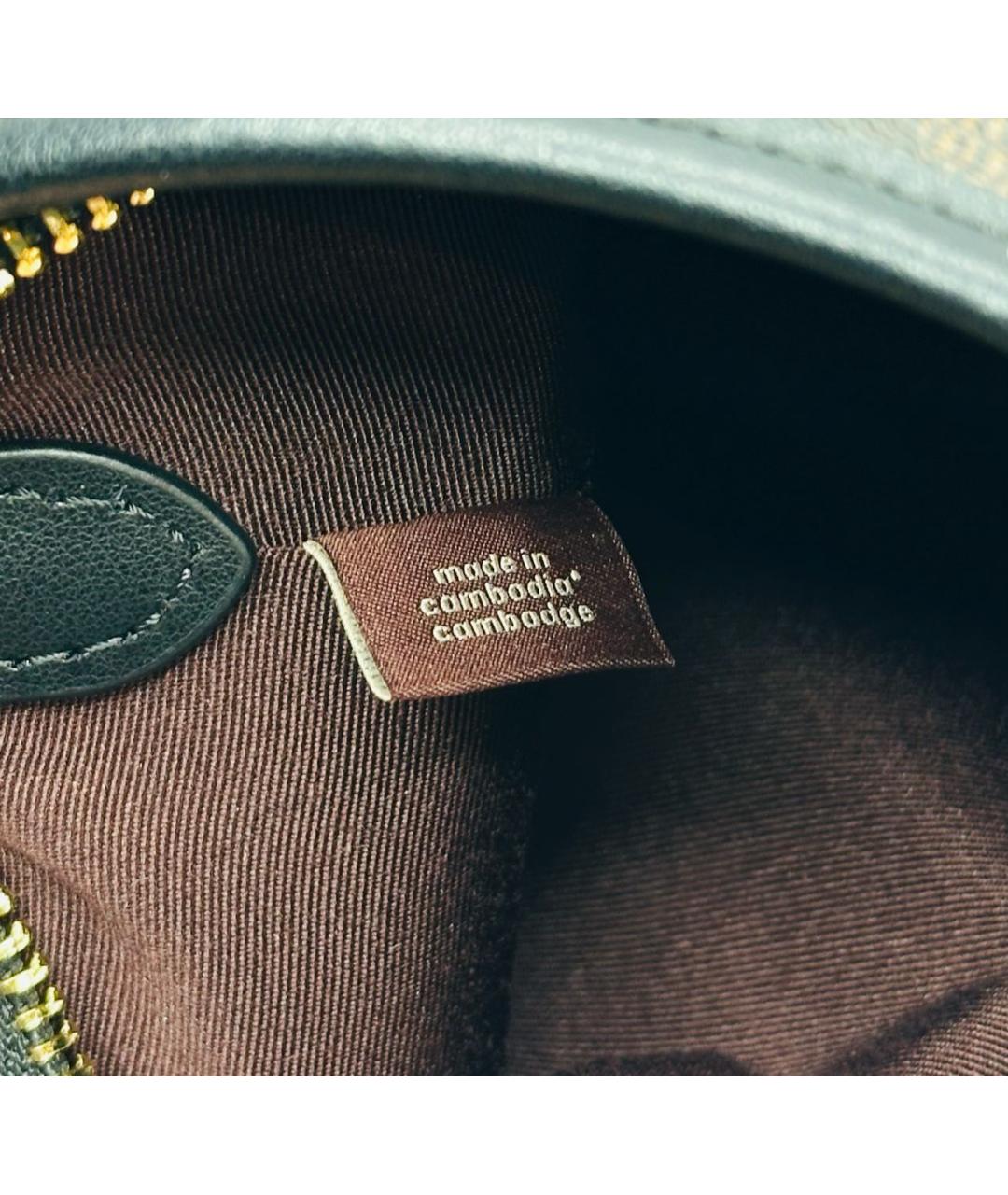 COACH Коричневая кожаная сумка через плечо, фото 7