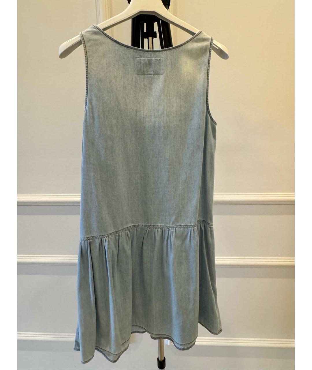 ERMANNO SCERVINO Голубая хлопковая туника, фото 2