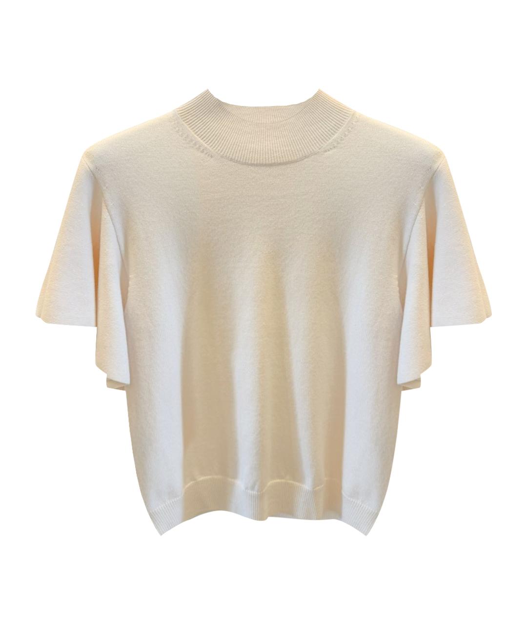 CHLOE Белый шерстяной джемпер / свитер, фото 1