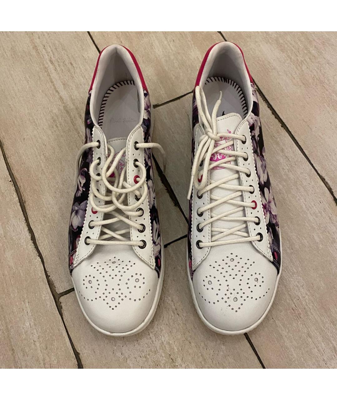 PAUL SMITH Мульти кожаные кеды, фото 7