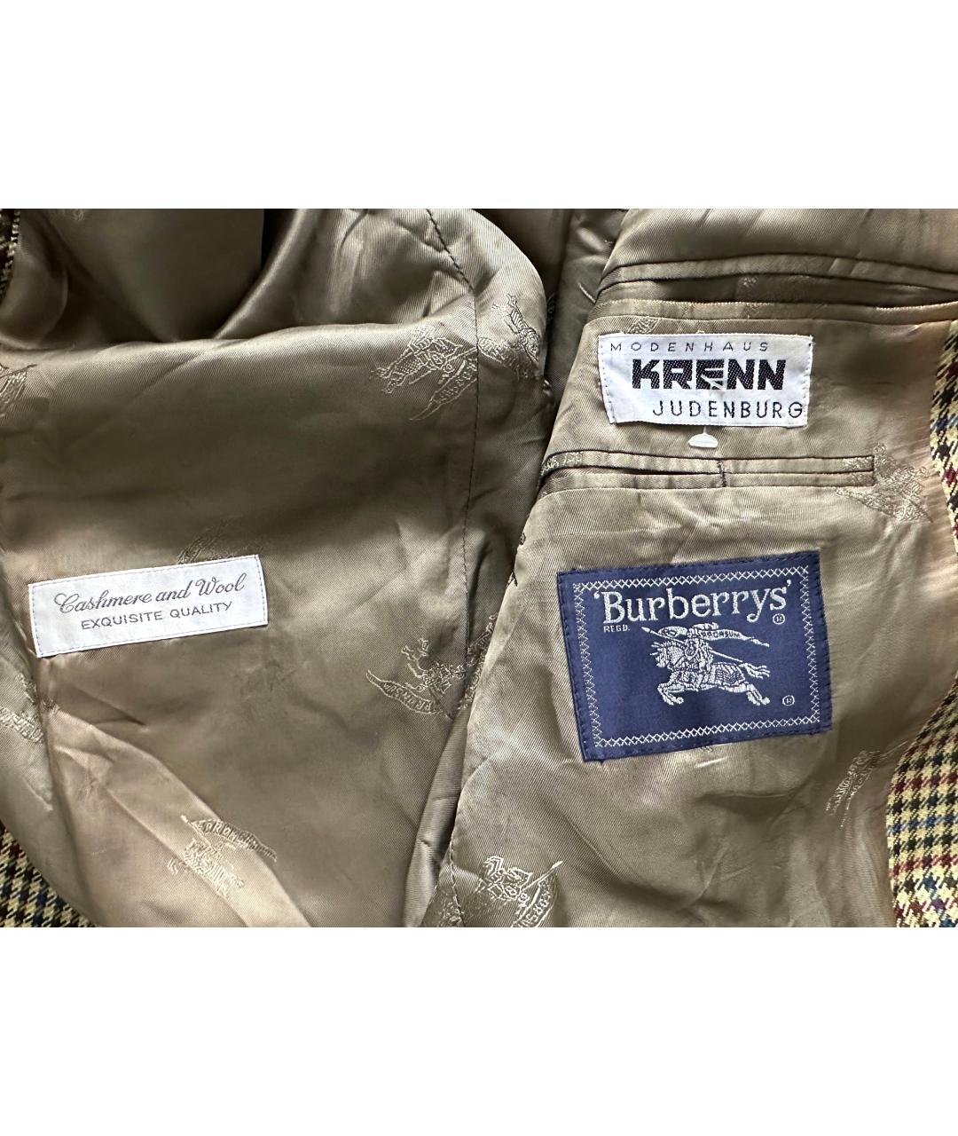 BURBERRY Мульти кашемировый пиджак, фото 4