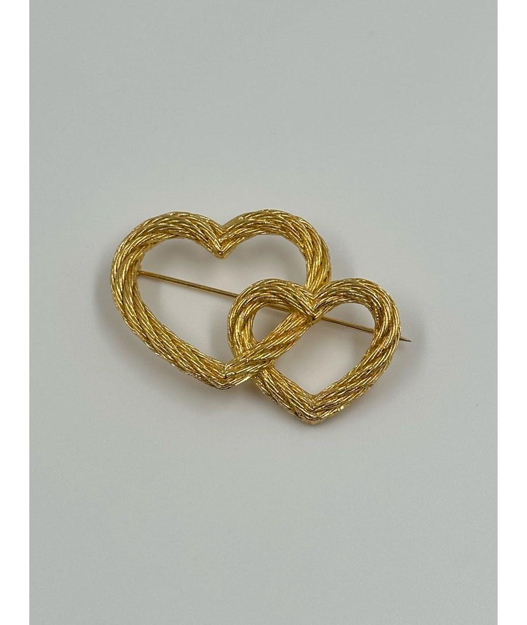 CHRISTIAN DIOR Золотая позолоченная булавка / брошь, фото 6