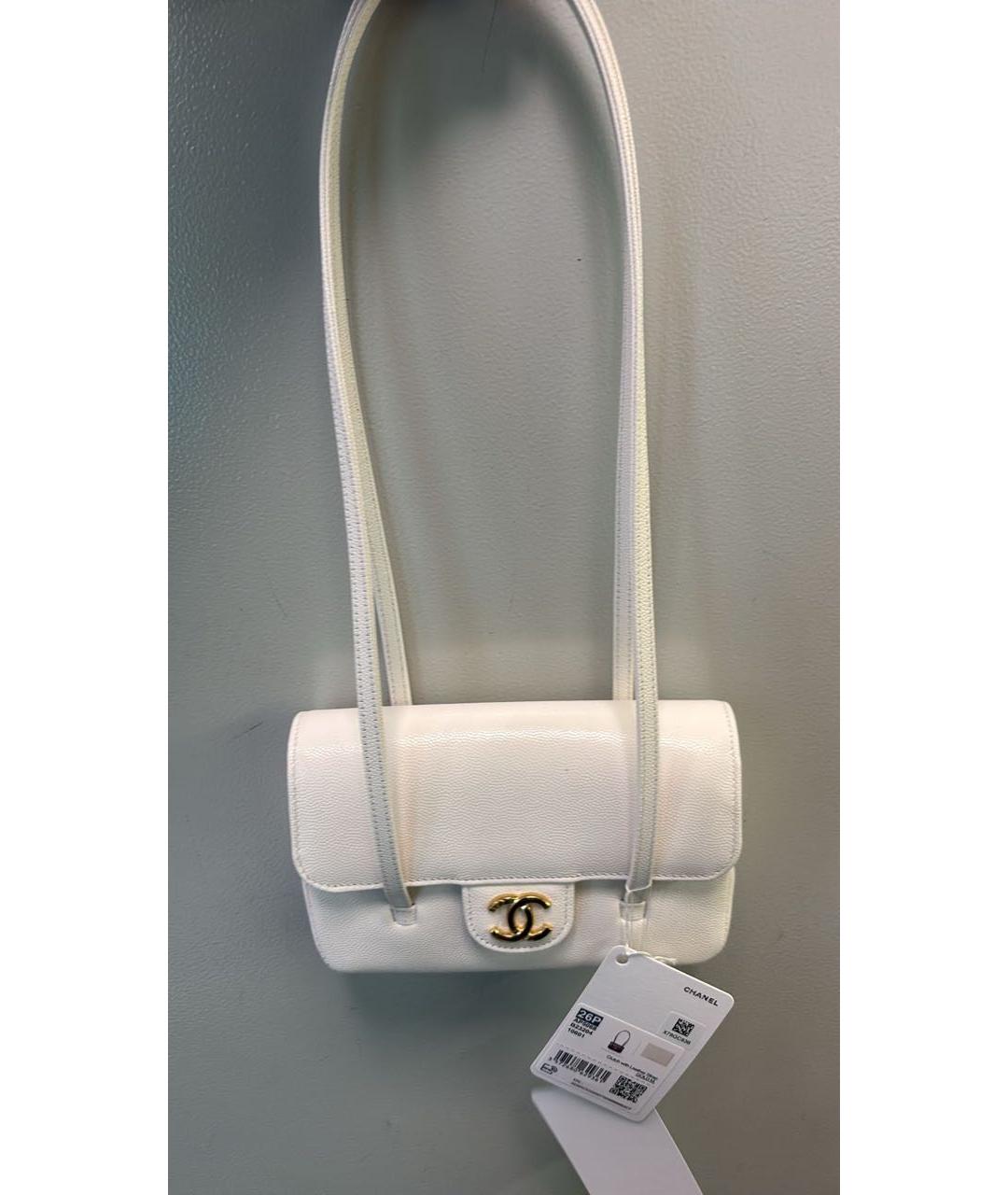 CHANEL Желтая кожаная сумка с короткими ручками, фото 3