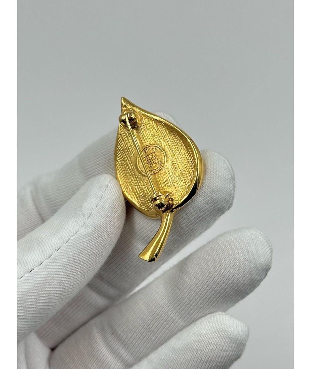 GIVENCHY Золотая позолоченная булавка / брошь, фото 4