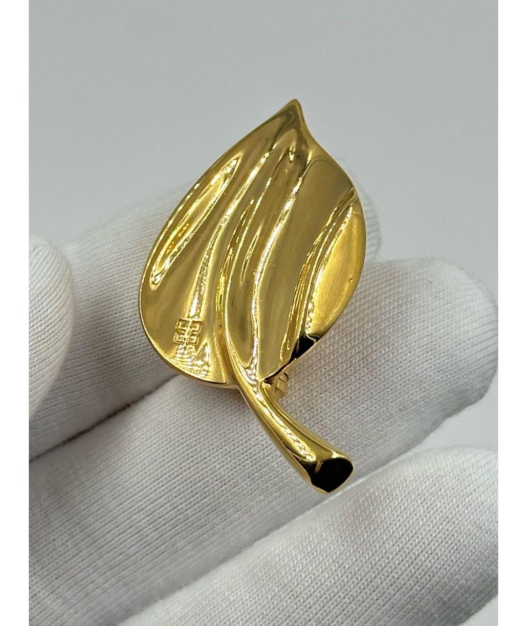 GIVENCHY Золотая позолоченная булавка / брошь, фото 3