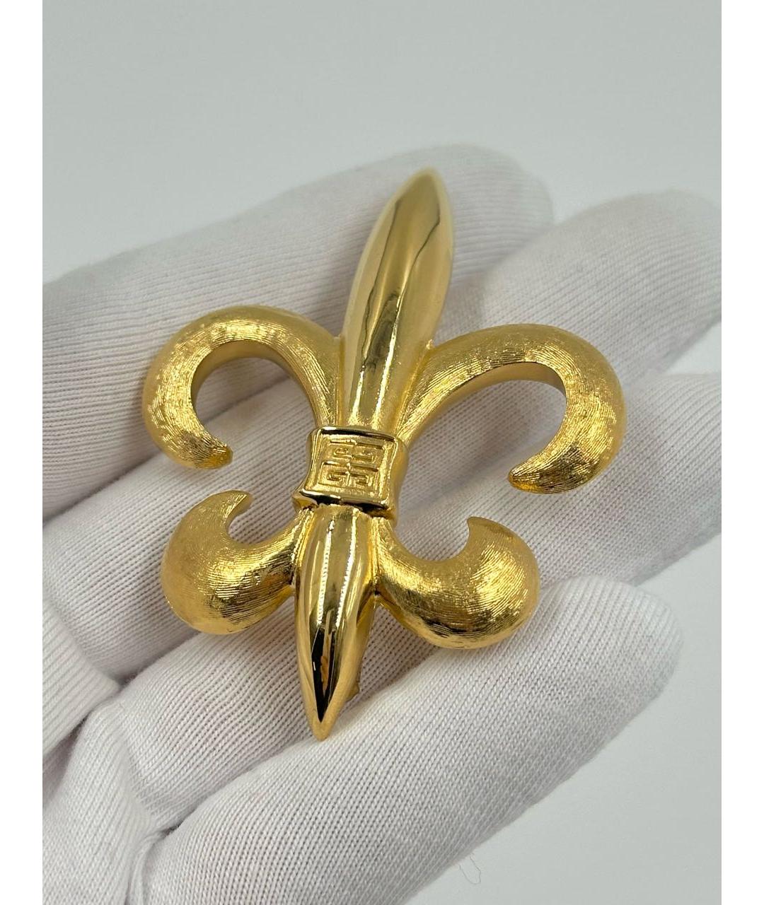 GIVENCHY Золотая позолоченная булавка / брошь, фото 3
