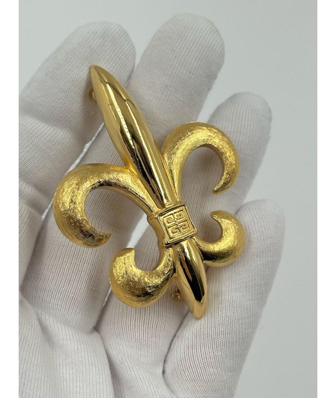 GIVENCHY Золотая позолоченная булавка / брошь, фото 4