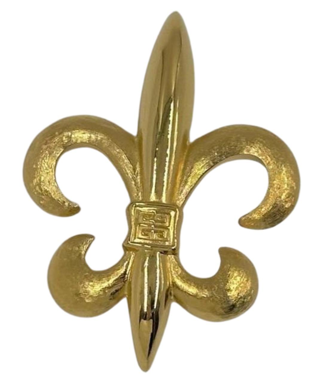 GIVENCHY Золотая позолоченная булавка / брошь, фото 1