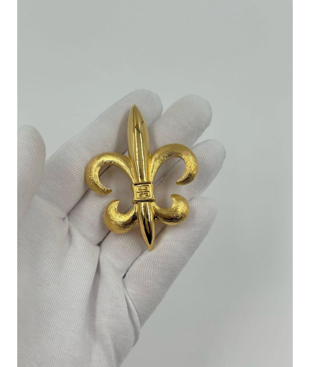 GIVENCHY Золотая позолоченная булавка / брошь, фото 2