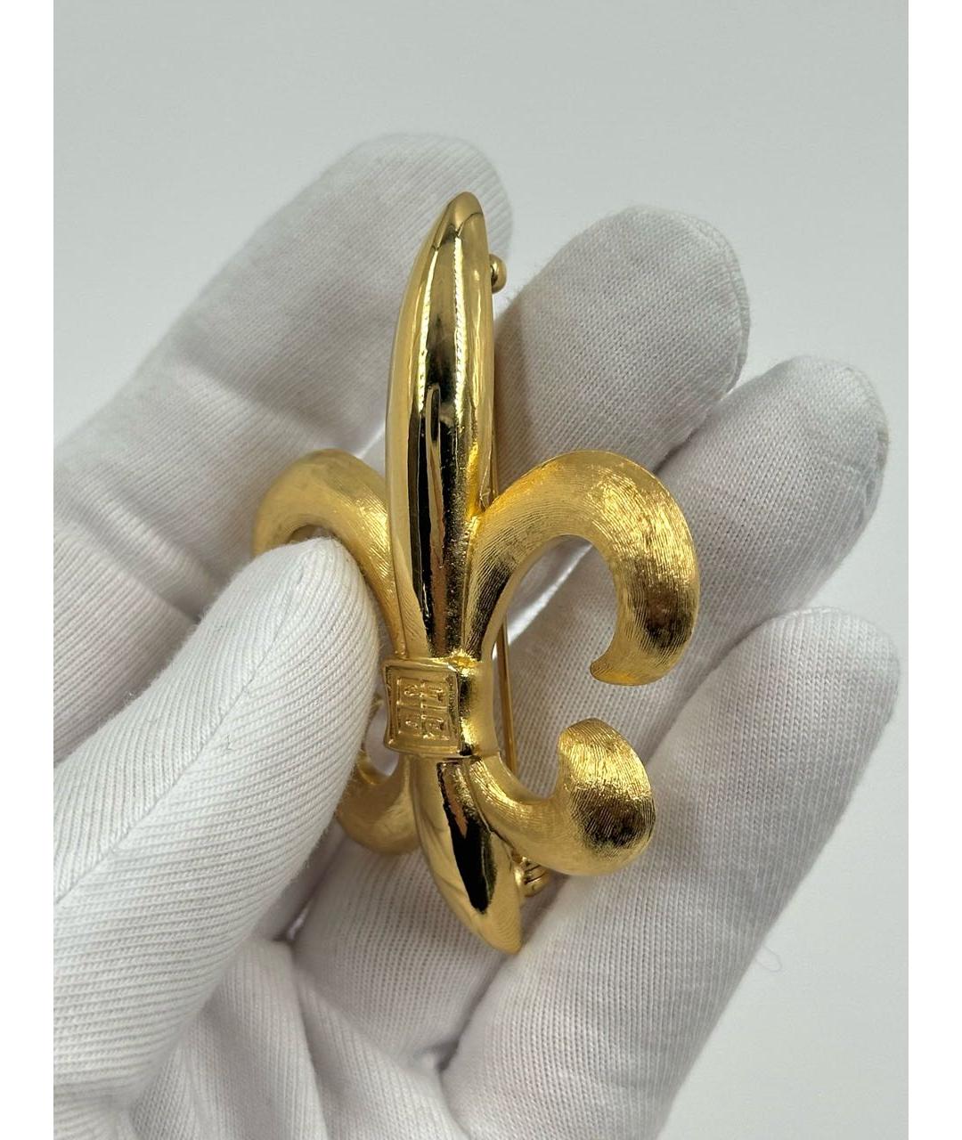 GIVENCHY Золотая позолоченная булавка / брошь, фото 5