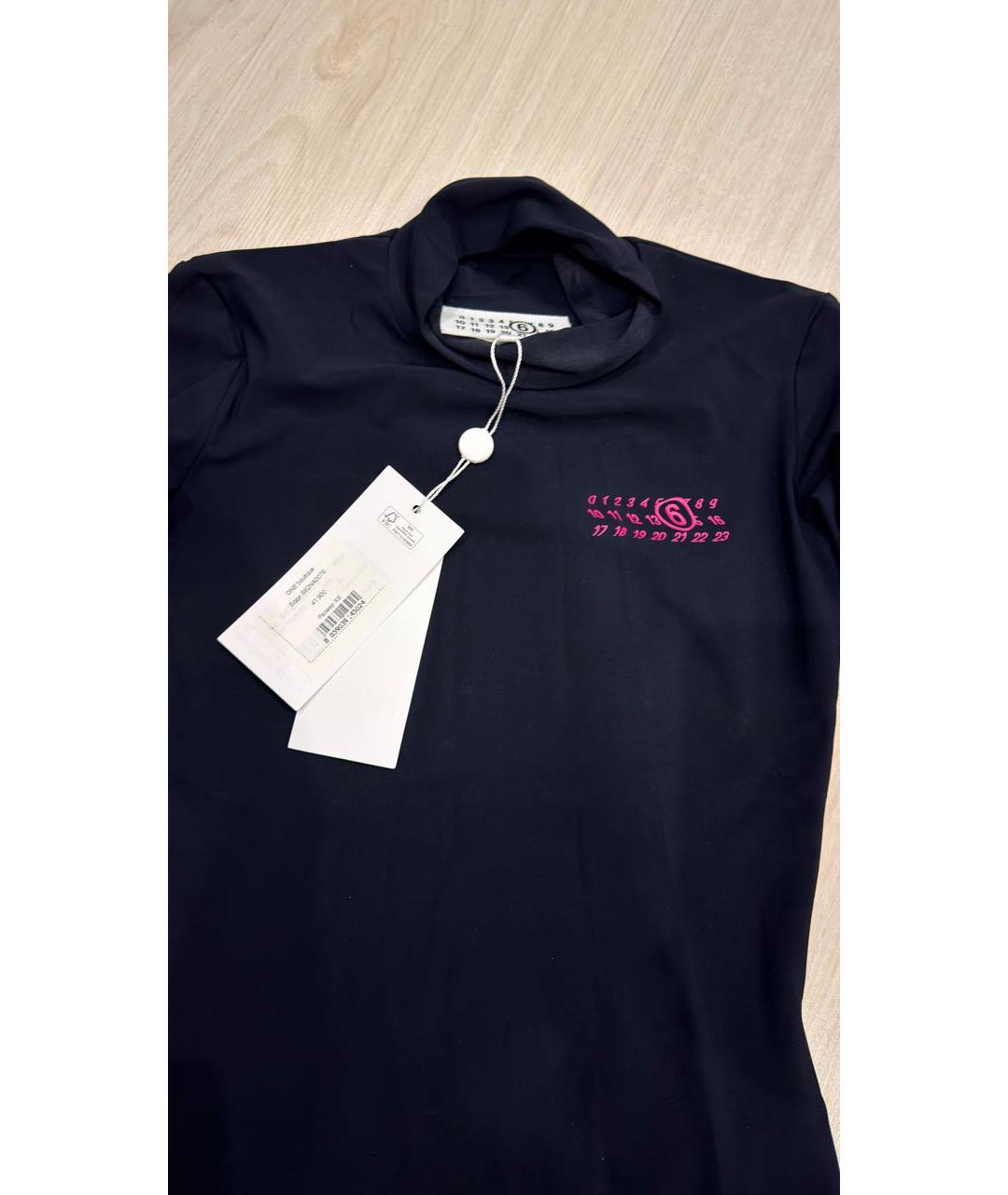 MAISON MARGIELA Черная полиамидовая водолазка, фото 3