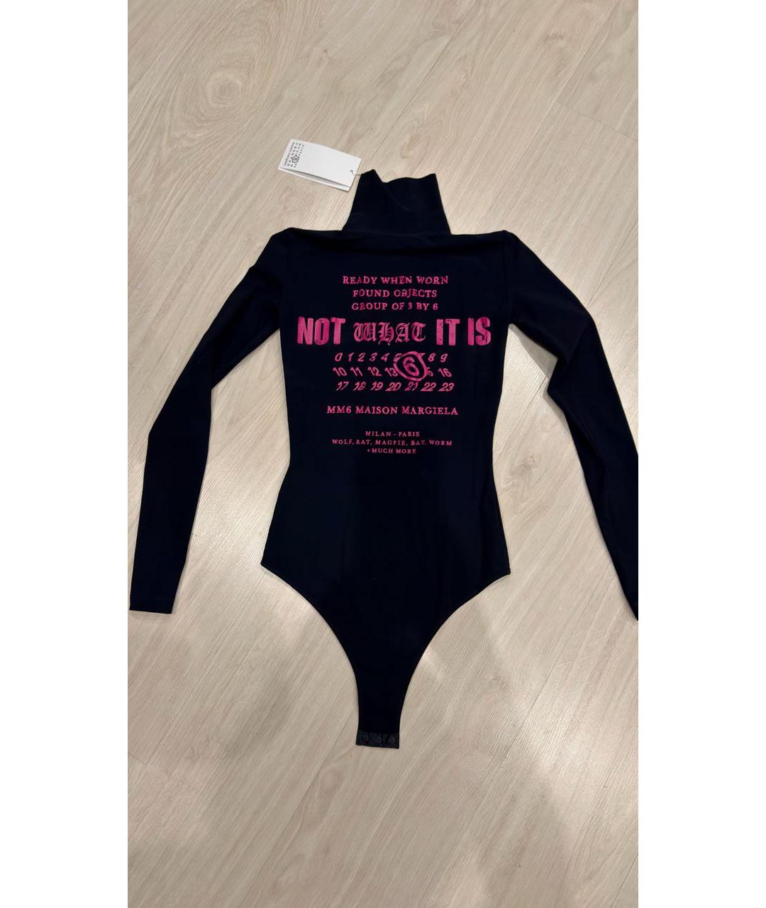 MAISON MARGIELA Черная полиамидовая водолазка, фото 2