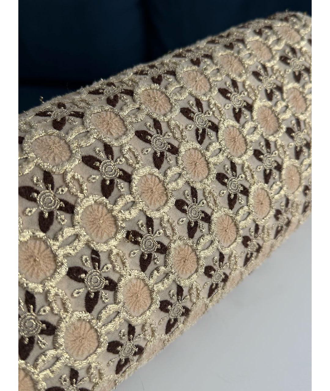 PRADA Бежевая жаккардовая сумка с короткими ручками, фото 6
