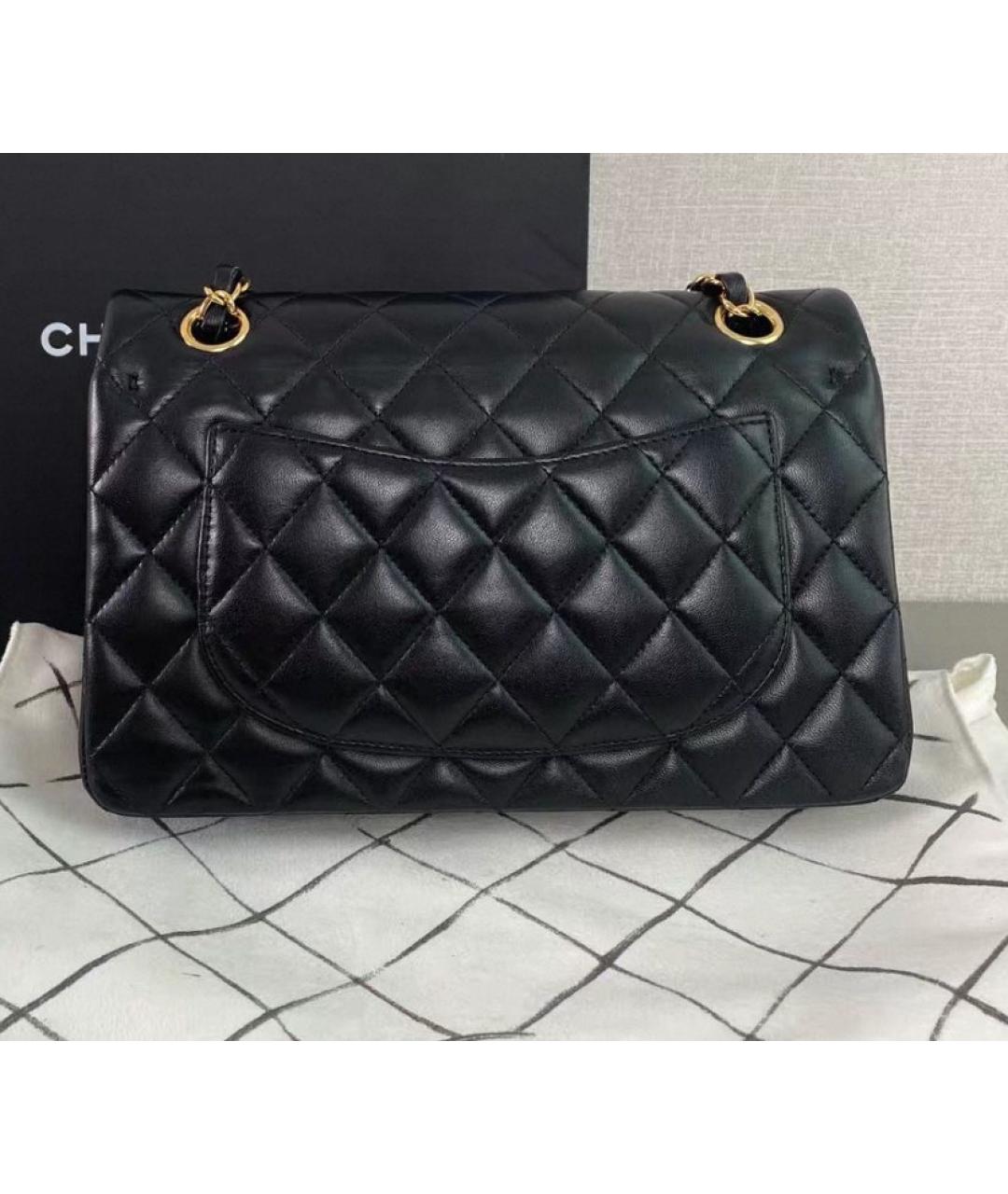 CHANEL Черная кожаная сумка через плечо, фото 2