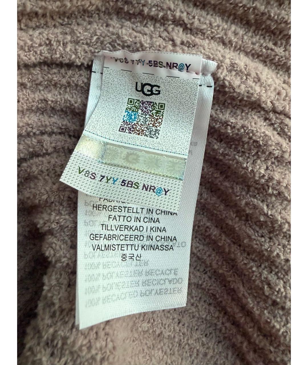 UGG AUSTRALIA Бежевое полиэстеровое повседневное платье, фото 5