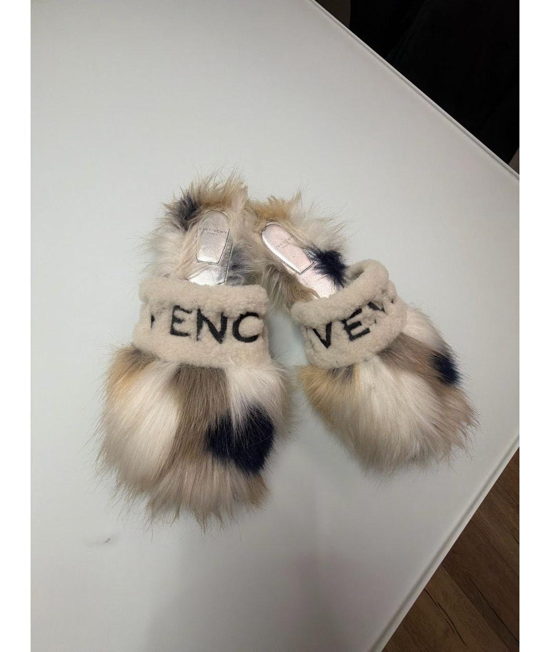 GIVENCHY Бежевые мюли, фото 2