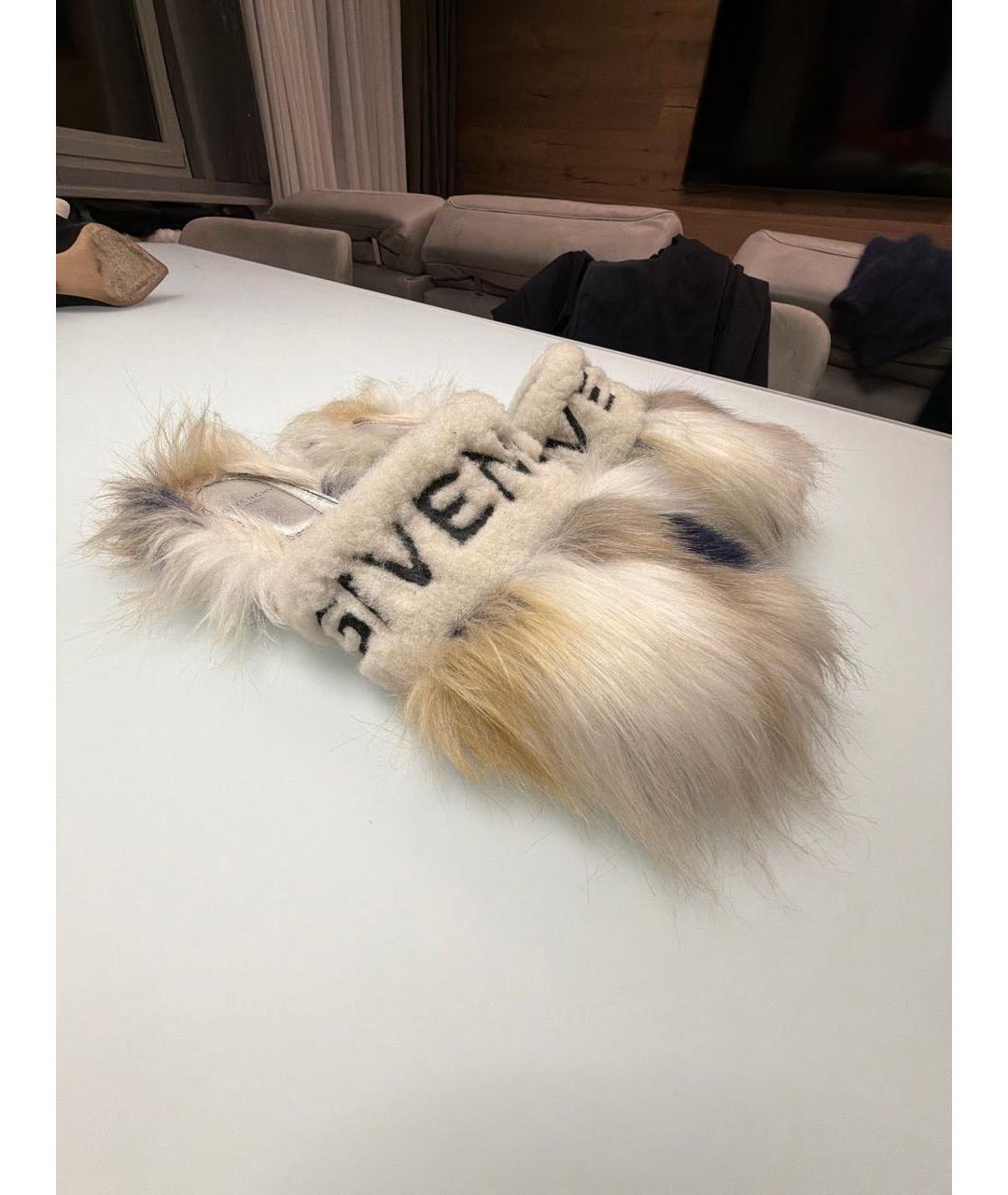 GIVENCHY Бежевые мюли, фото 5