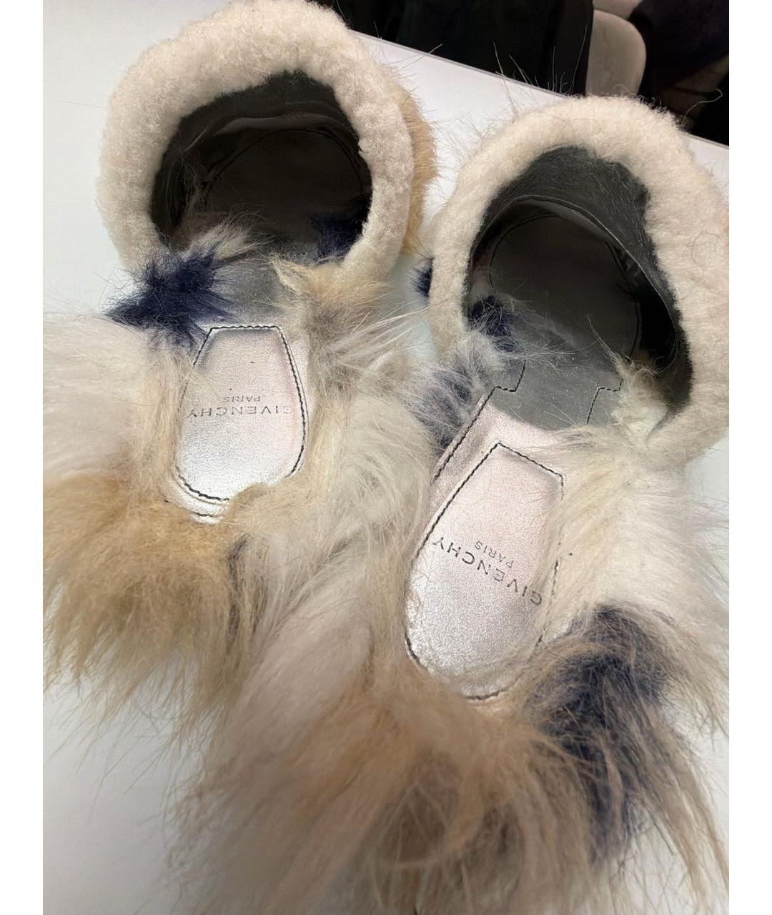 GIVENCHY Бежевые мюли, фото 4