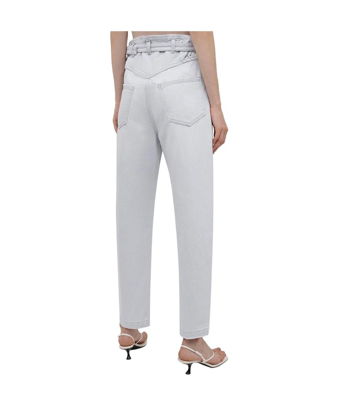 AGOLDE Серые хлопковые прямые джинсы, фото 6