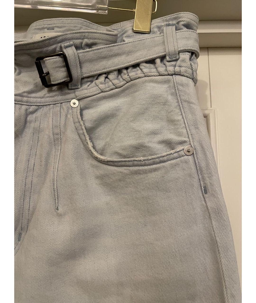 AGOLDE Серые хлопковые прямые джинсы, фото 4
