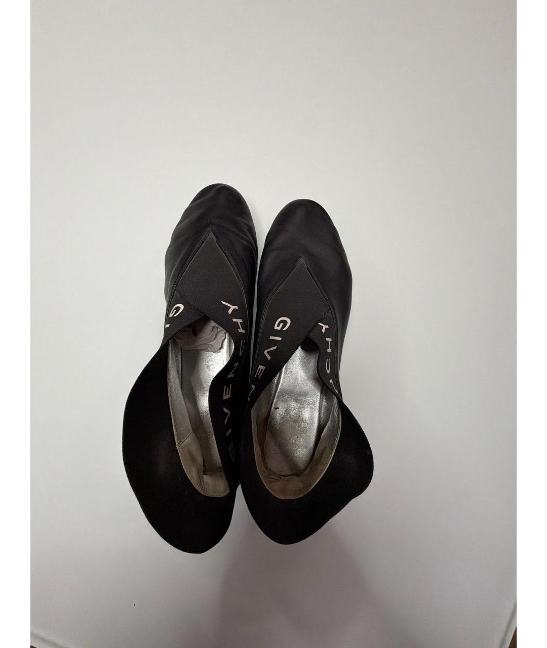 GIVENCHY Черные кожаные полусапоги, фото 3