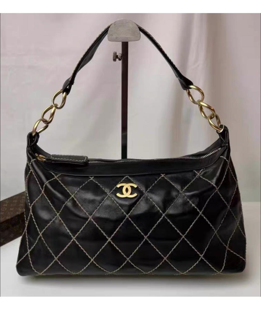 CHANEL Кожаная сумка через плечо, фото 4