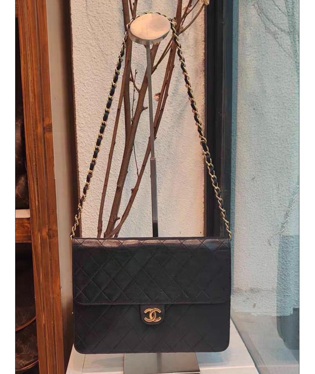 CHANEL Кожаная сумка через плечо, фото 4