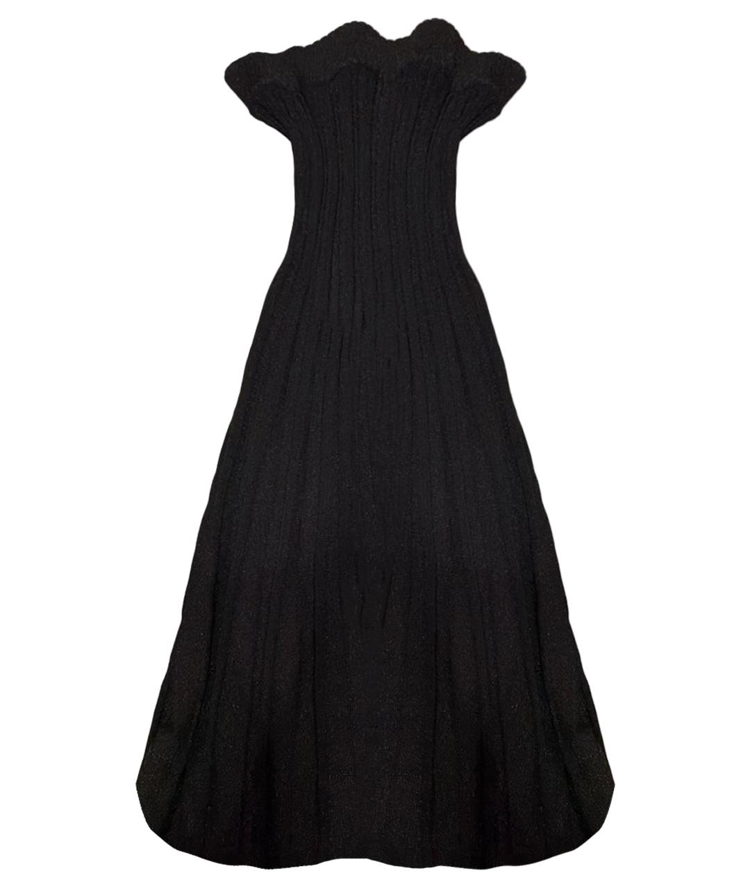 PINKO Черная вискозная юбка макси, фото 1