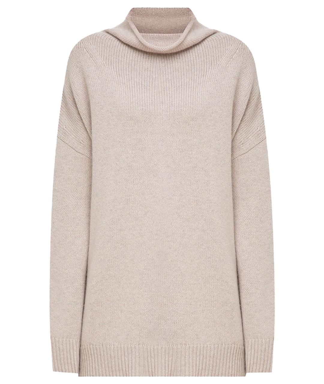 'S MAX MARA Бежевый шерстяной джемпер / свитер, фото 1