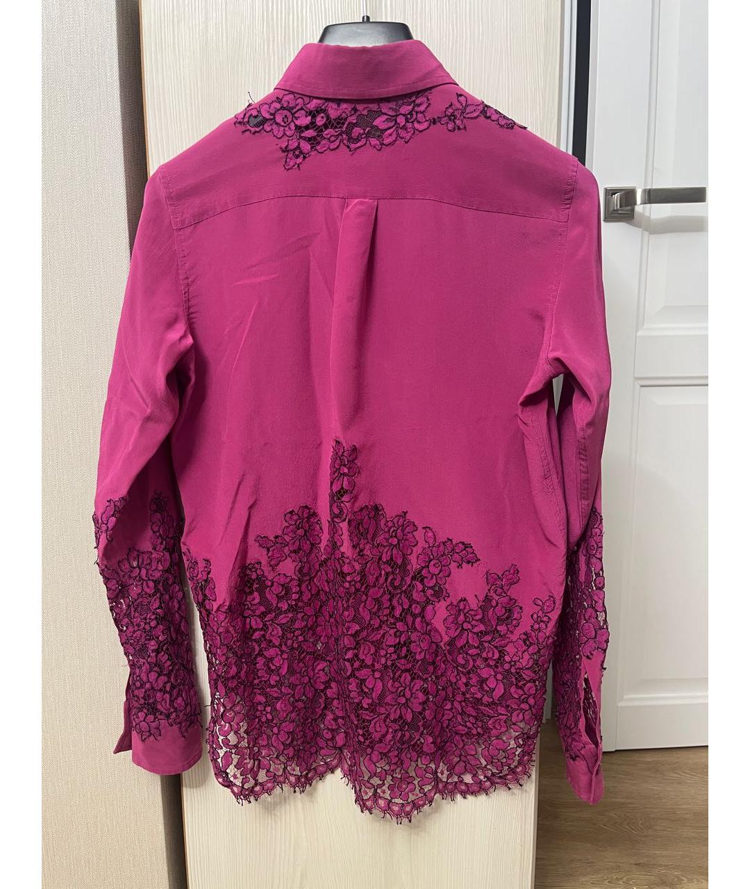 ERMANNO SCERVINO Фуксия шелковая блузы, фото 2