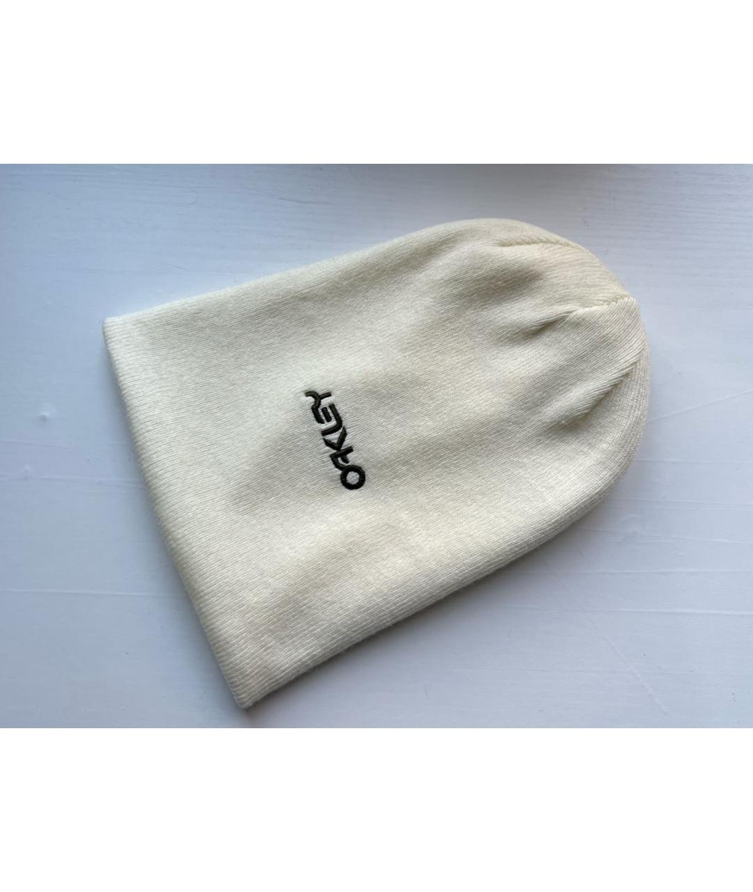 OAKLEY Белая синтетическая шапка, фото 4