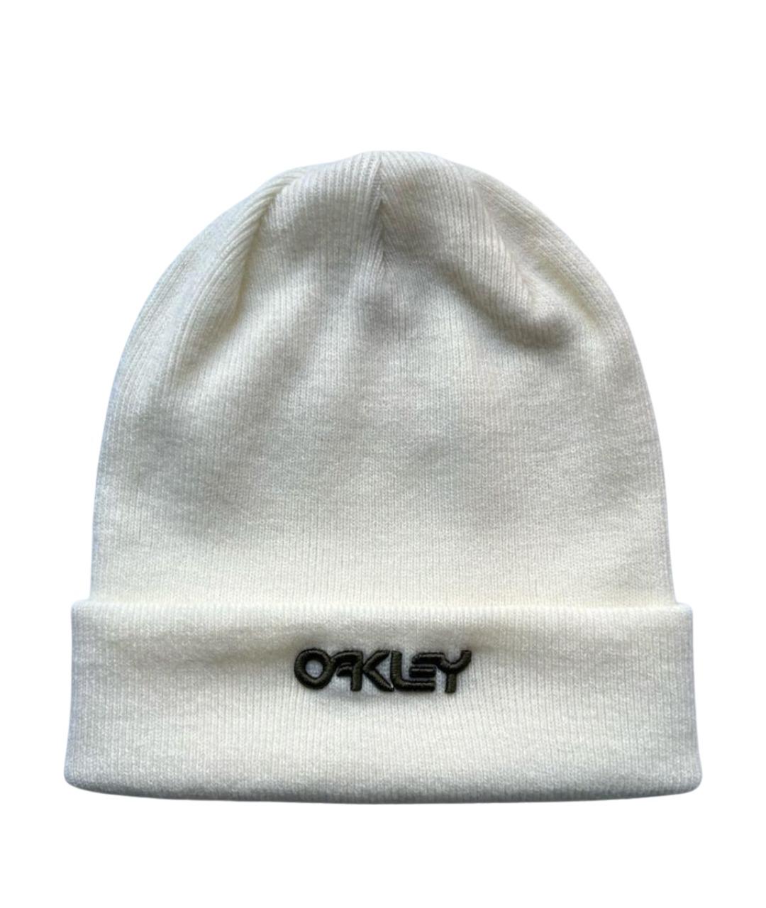 OAKLEY Белая синтетическая шапка, фото 1