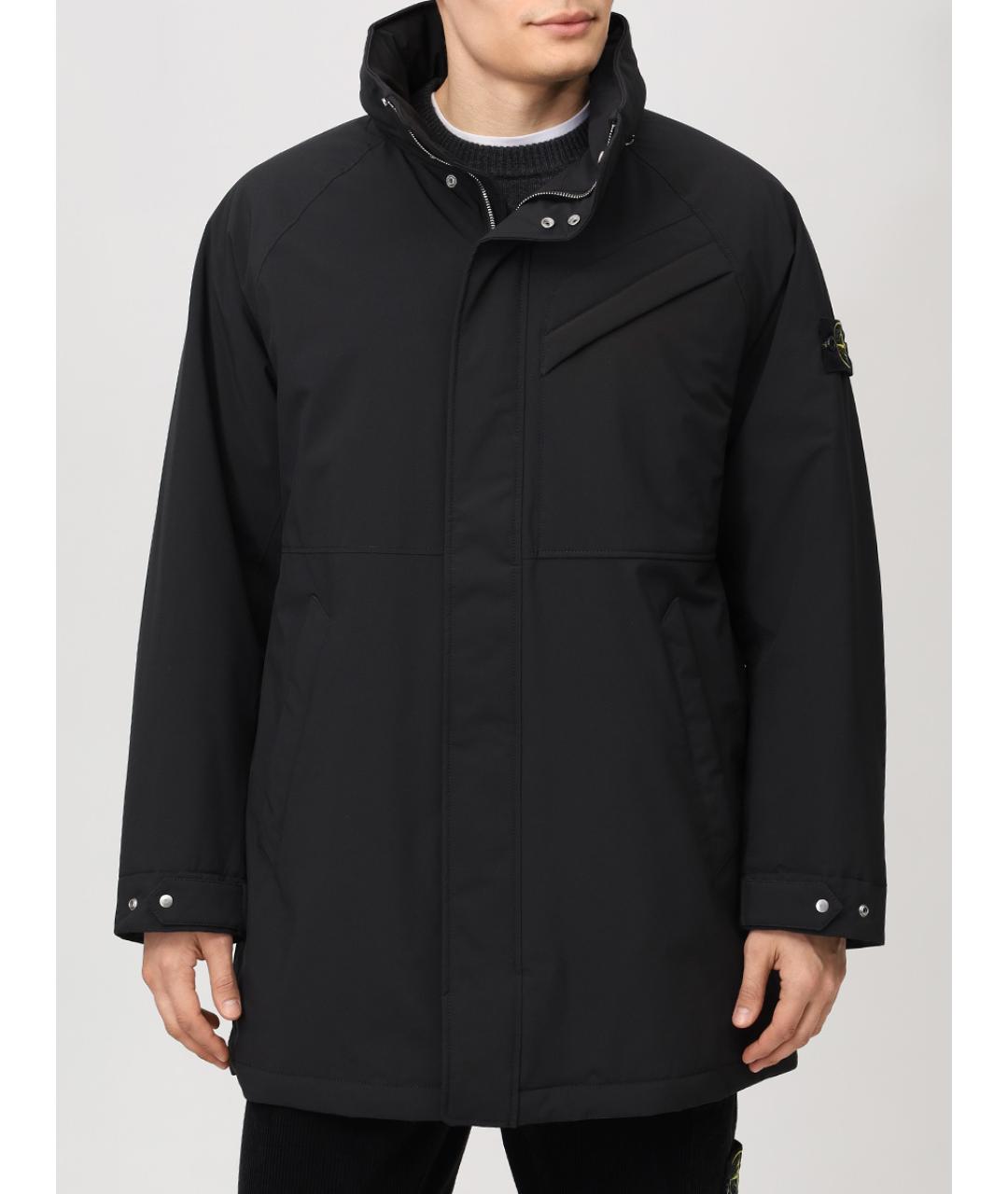 STONE ISLAND Черная парка, фото 4
