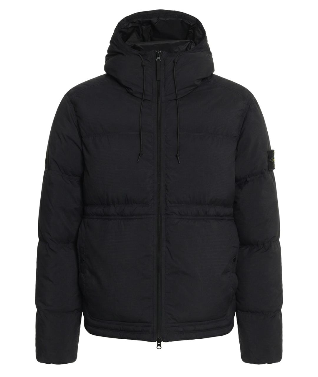 STONE ISLAND Черная полиамидовая куртка, фото 1