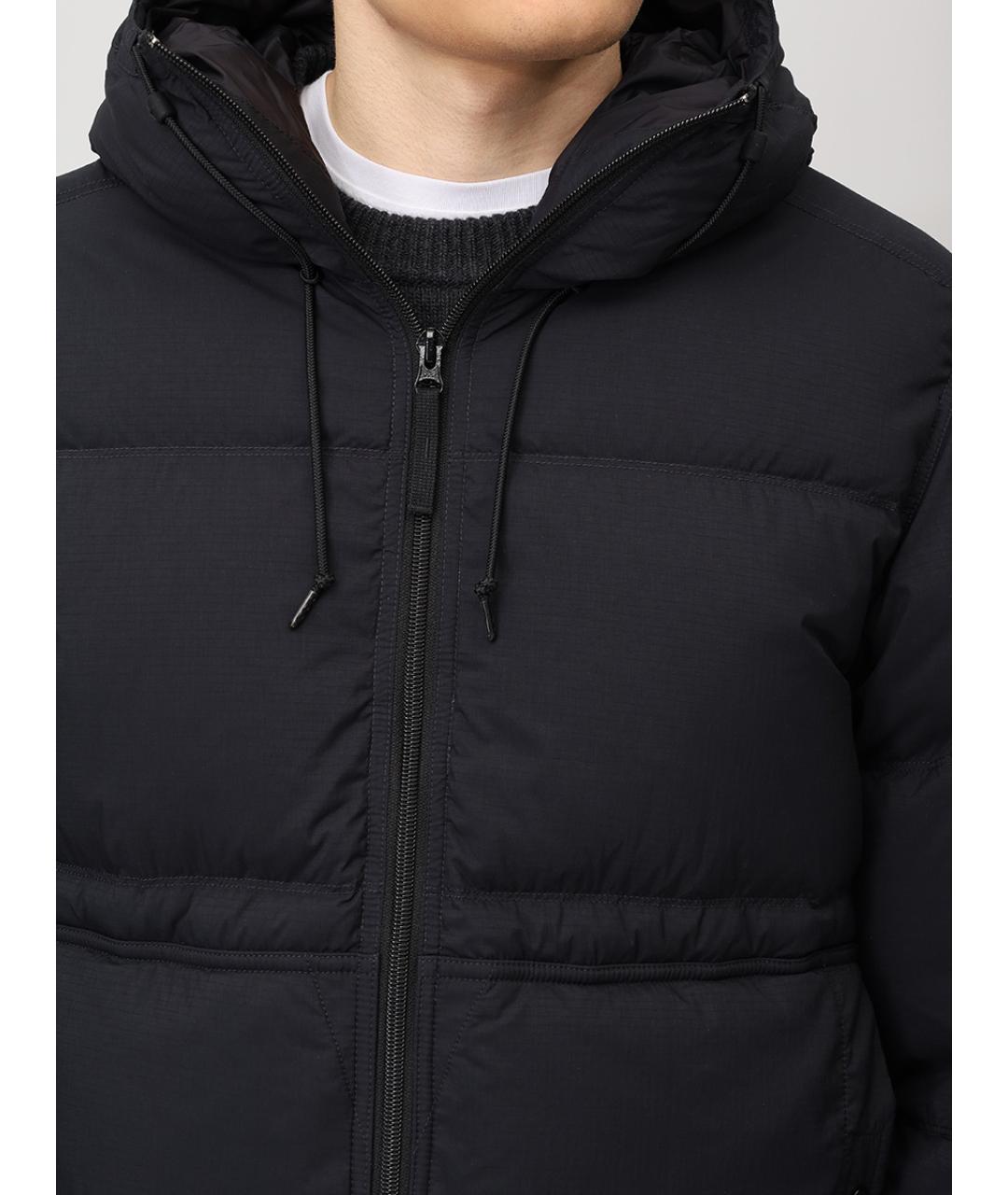 STONE ISLAND Черная полиамидовая куртка, фото 5